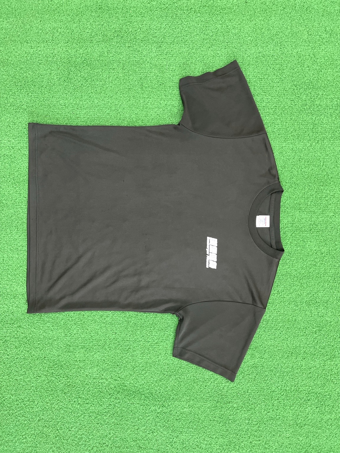 HANBURGER FITNESS 黑色 T-shirt 正面平拍
